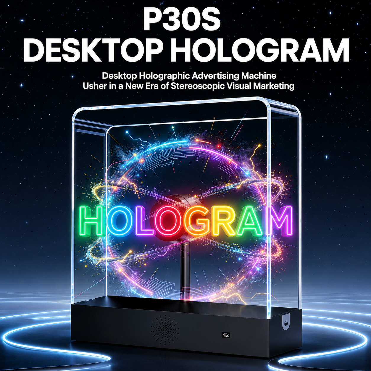 3D Hologram Fan with case