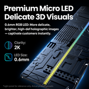 3D Hologram Fan with case
