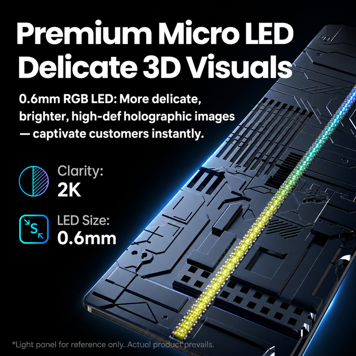 3D Hologram Fan with case