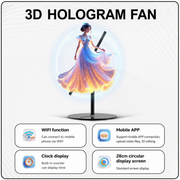 3D Hologram Fan 30cm Desktop