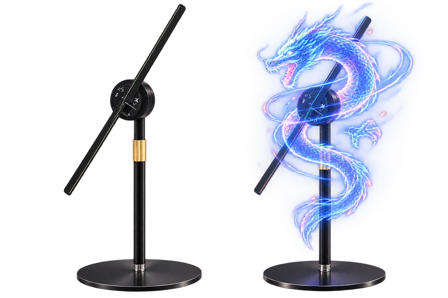3D Hologram Fan 30cm Desktop