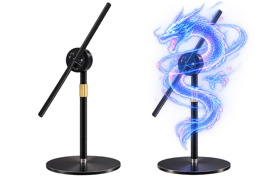 3D Hologram Fan 30cm Desktop