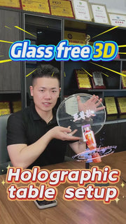 3D Hologram Fan 30cm Desktop